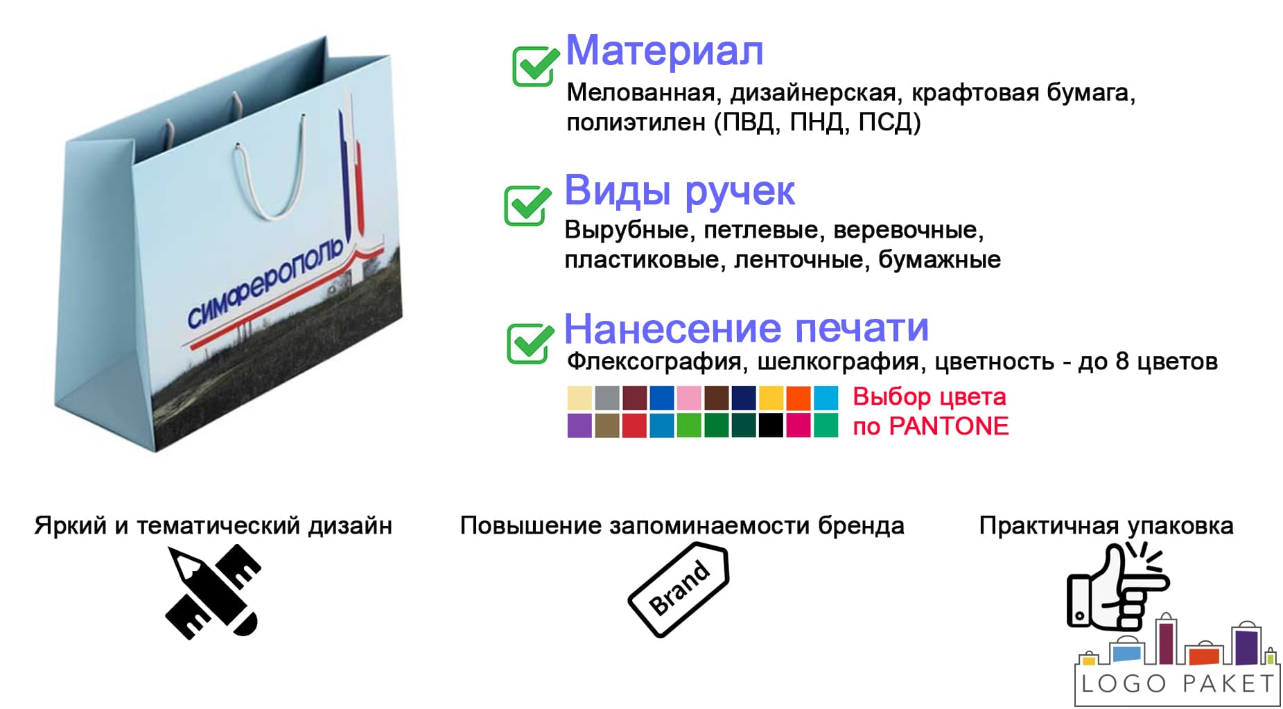 Крафт-пакет с Симферополем инфографика